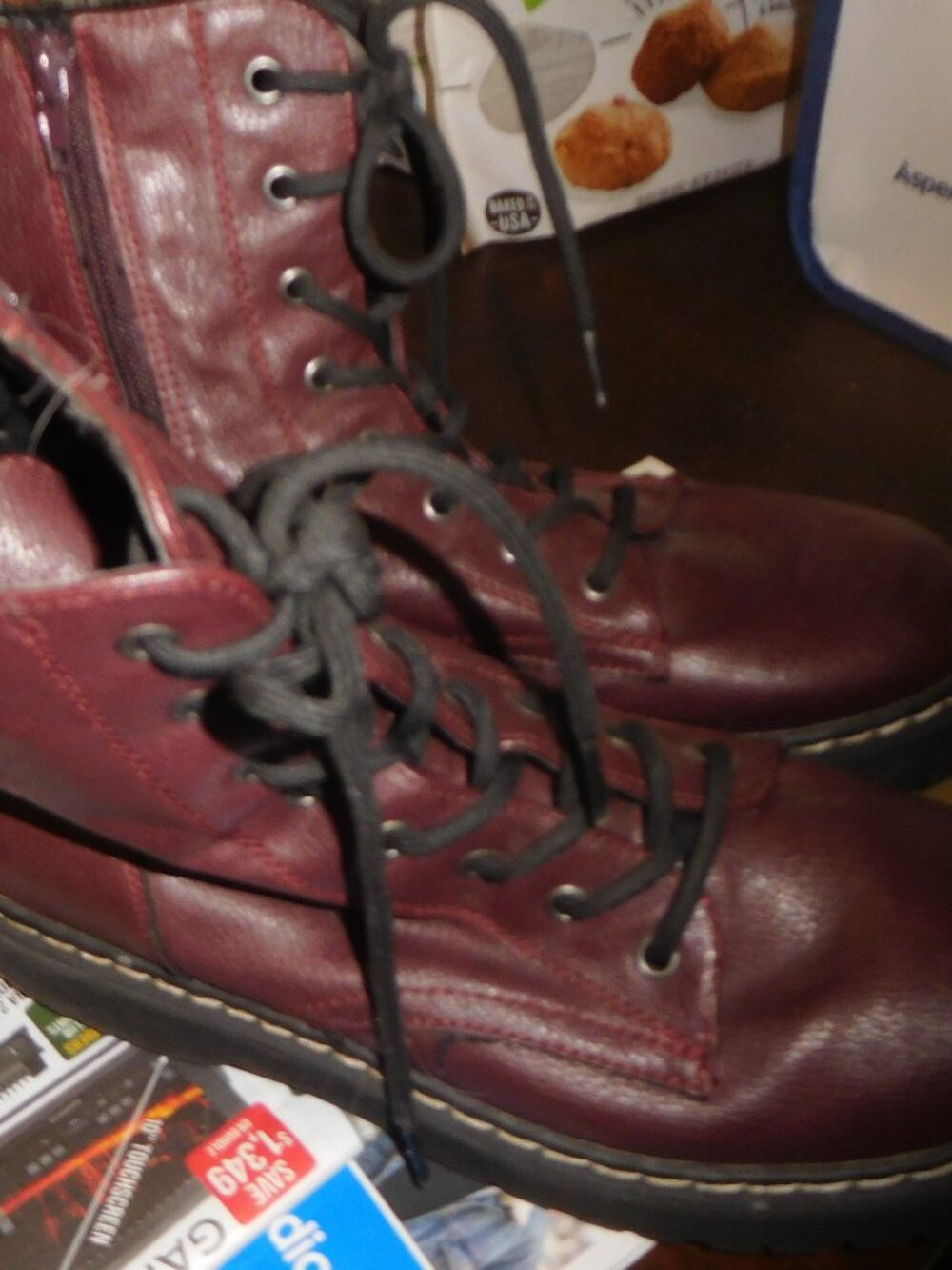 Brown Combat Boots